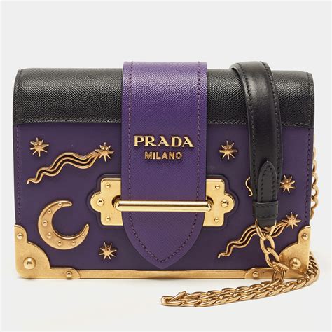 prada cahier purple|prada leather backpack.